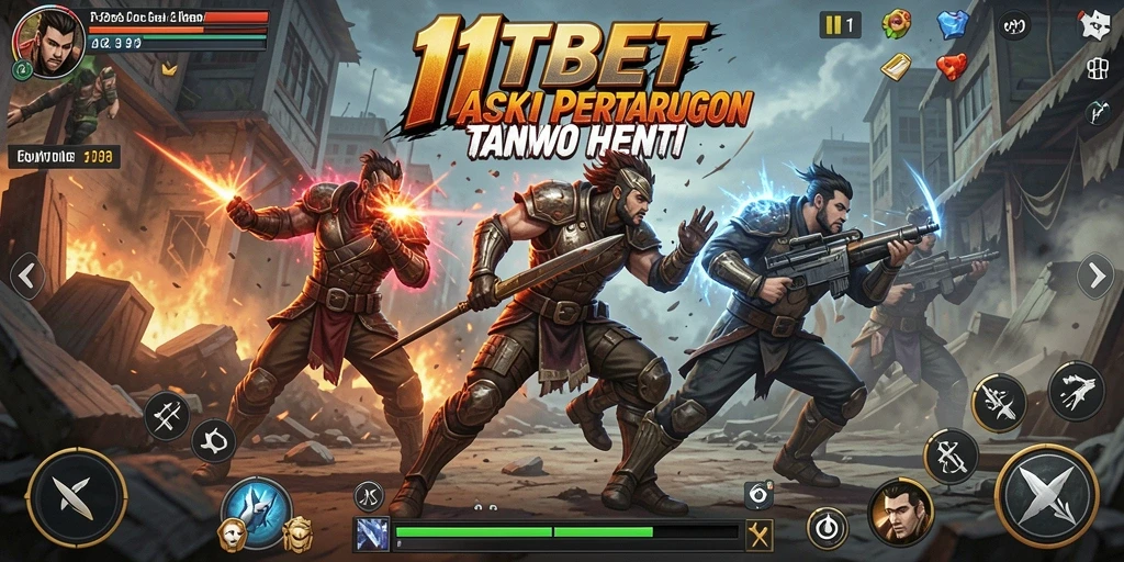 Gameplay mendebarkan dengan aksi yang intens di 11TBET.