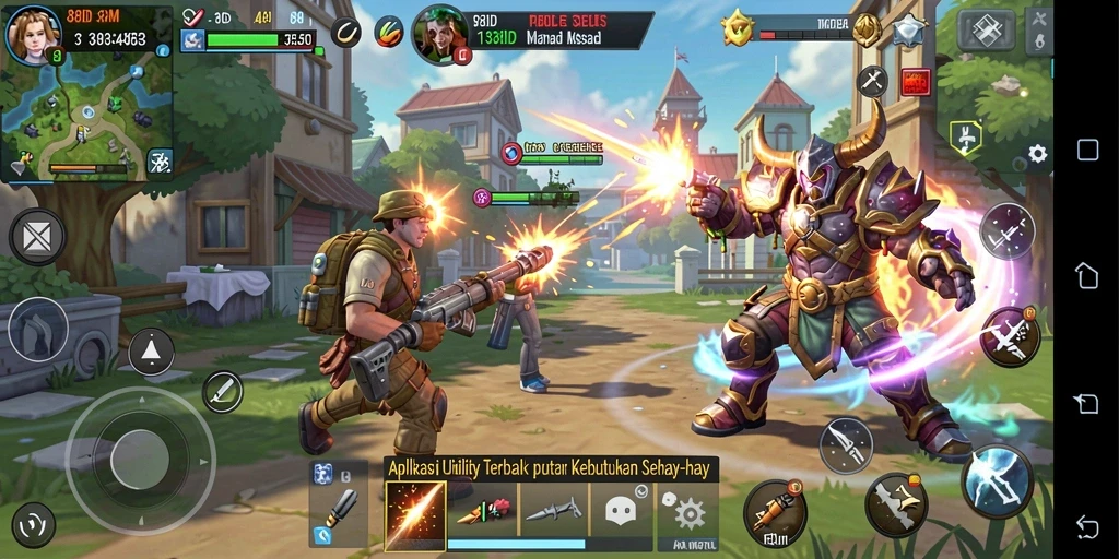 Screenshot utama 88ID menunjukkan tampilan antarmuka aplikasi Utility yang bersih dan modern.
