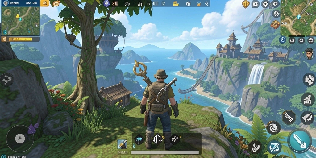 Gameplay seru di dunia terbuka 8II dengan grafis menakjubkan.