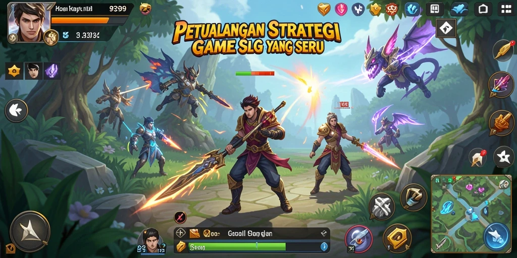 Tampilan screenshot gameplay 9399 yang seru dan mendalam dalam SLG.