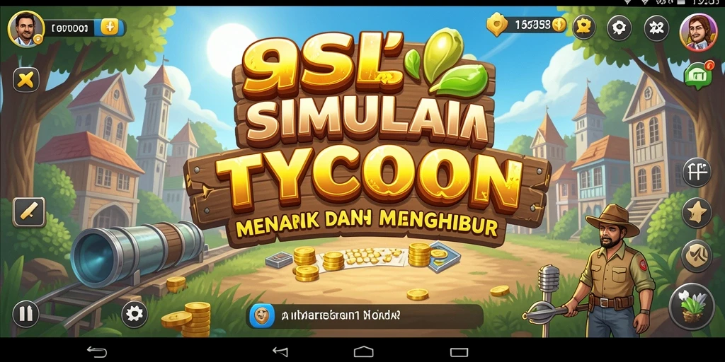 Tampilan gameplay 9SL yang memukau dalam simulasi Tycoon.