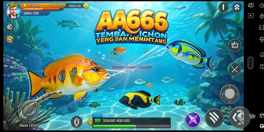 Screenshot menunjukkan gameplay Tembak Ikan yang seru dan menyenangkan.