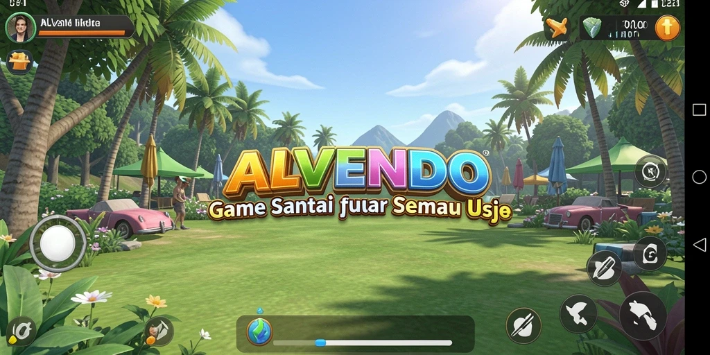 Tampilan gameplay menarik dan mengasyikkan dari ALVENDO.