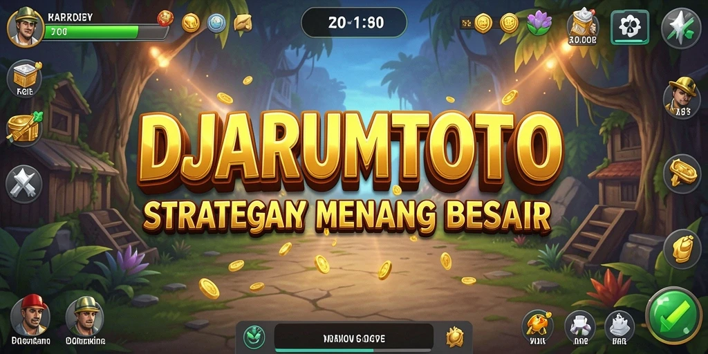 Screenshot gameplay yang menunjukkan strategi cerdas dalam DJARUMTOTO.