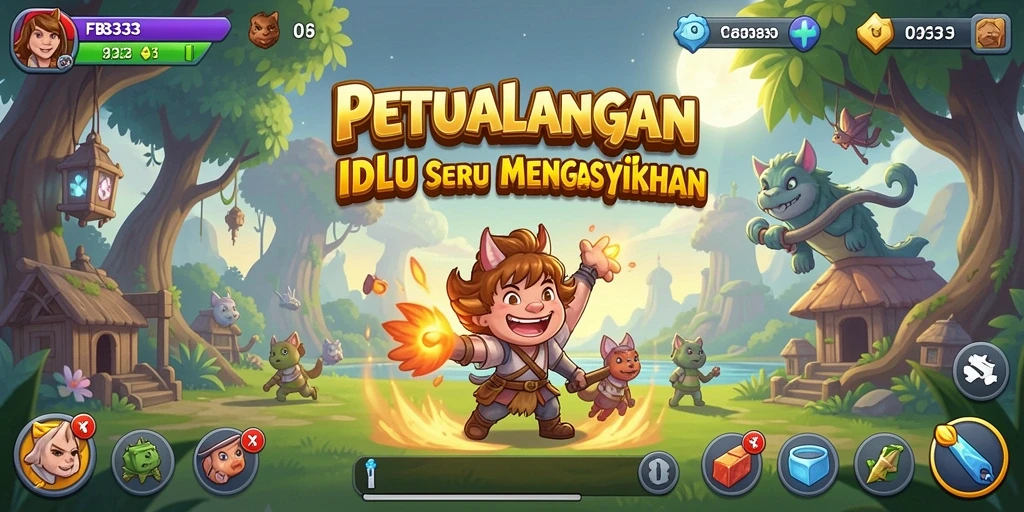 Tampilan gameplay FB333 yang menarik dan penuh warna.