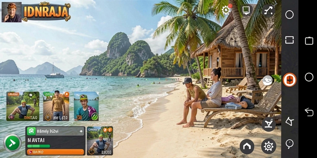 Tampilan menarik dari gameplay <strong>IDNRAJA</strong> yang seru dan menghibur.
