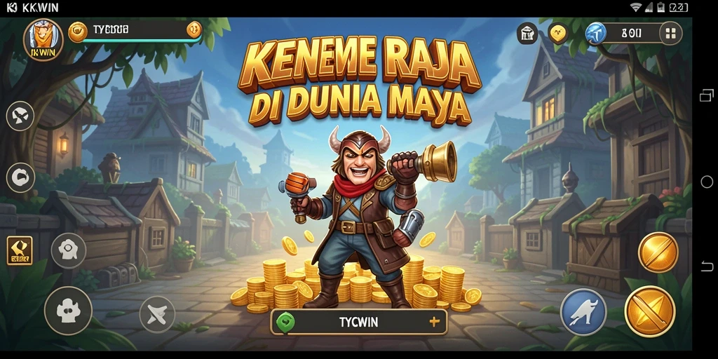 Screenshot KKWIN menunjukkan strategi pembangunan kerajaan bisnis yang menarik.