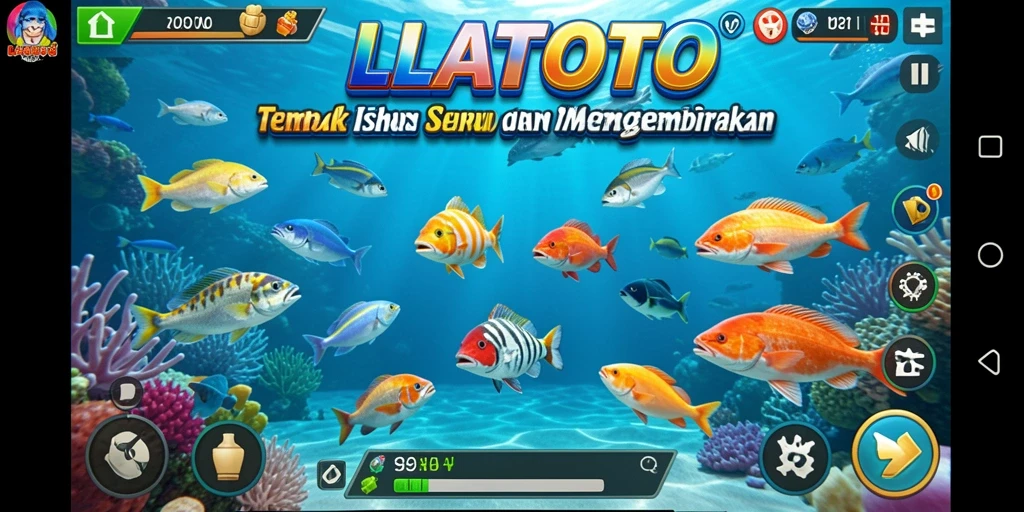 Tangkapan layar LATOTO menampilkan aksi seru permainan Tembak Ikan.