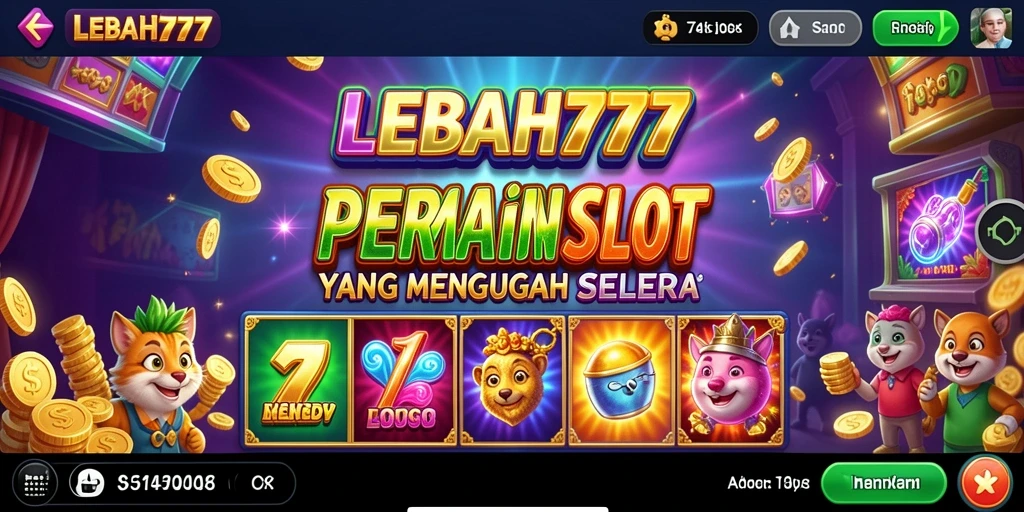 Tampilan gameplay Slot yang menarik di LEBAH777.