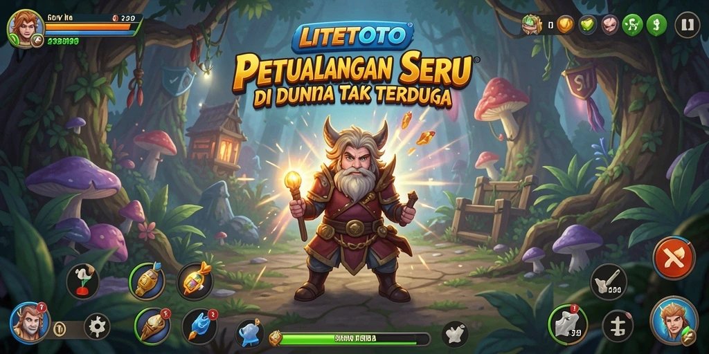 Tampilan gameplay menawan dari LITETOTO di tengah petualangan yang mendebarkan.