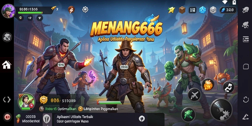 Tampilan antarmuka pengguna aplikasi MENANG666 yang bersih dan intuitif.