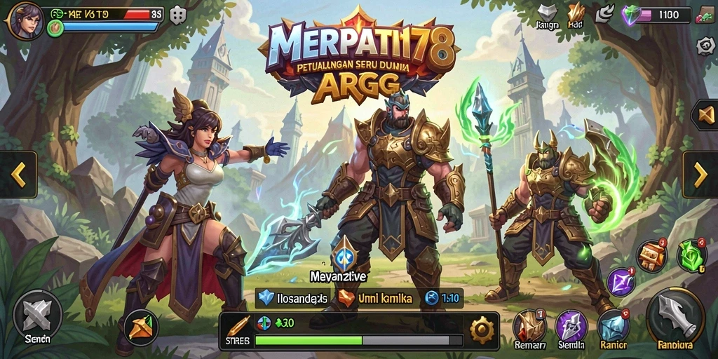 Tampilan gameplay seru dari MERPATI178 dengan pertarungan yang dinamis.