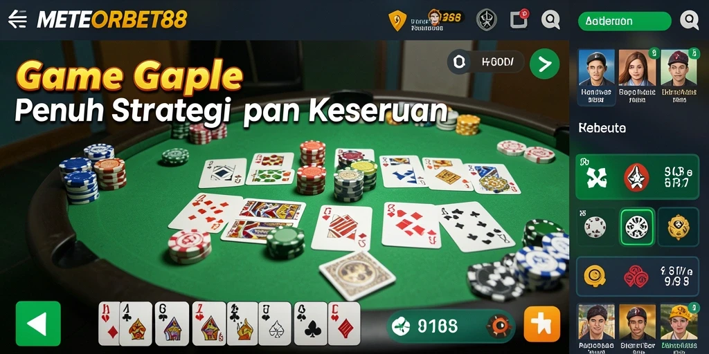 Screenshot gameplay METEORBET88 yang menarik perhatian.