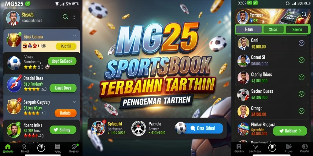 Tampilan menarik dari gameplay Sportsbook yang interaktif.