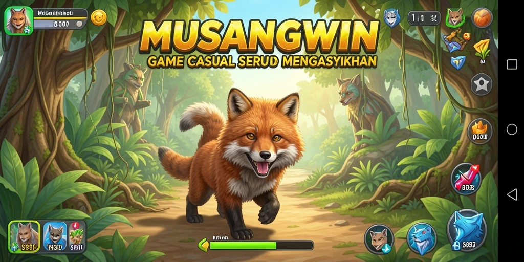 Tampilan menarik dari gameplay MUSANGWIN yang mengasyikkan.