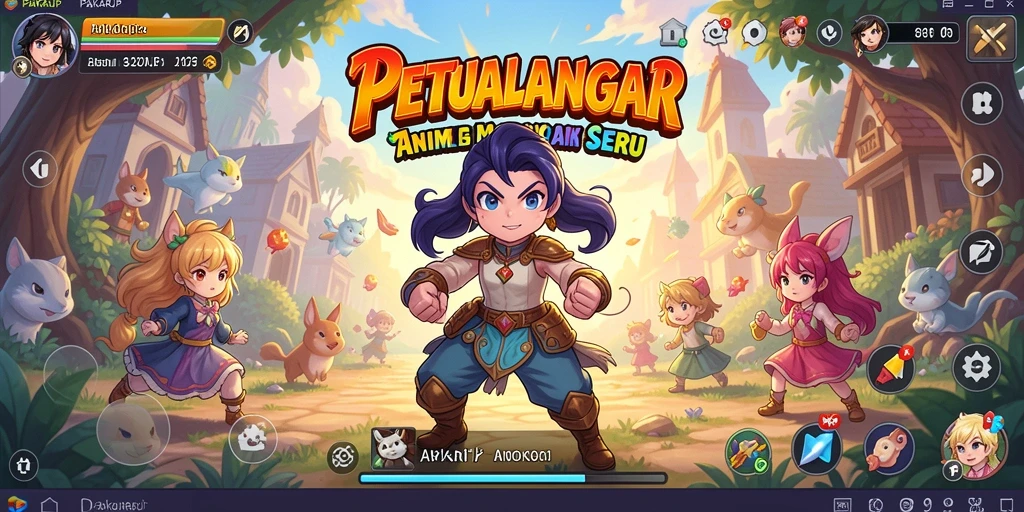 Tampilan gameplay PAKARJP yang penuh warna dan menarik.