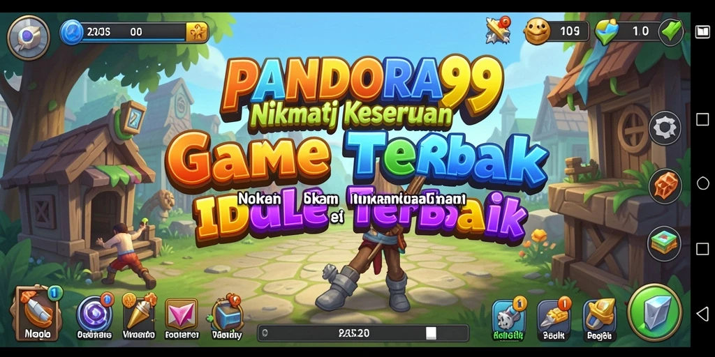 Screenshot PANDORA99 menampilkan gameplay yang menarik dan otomatis.