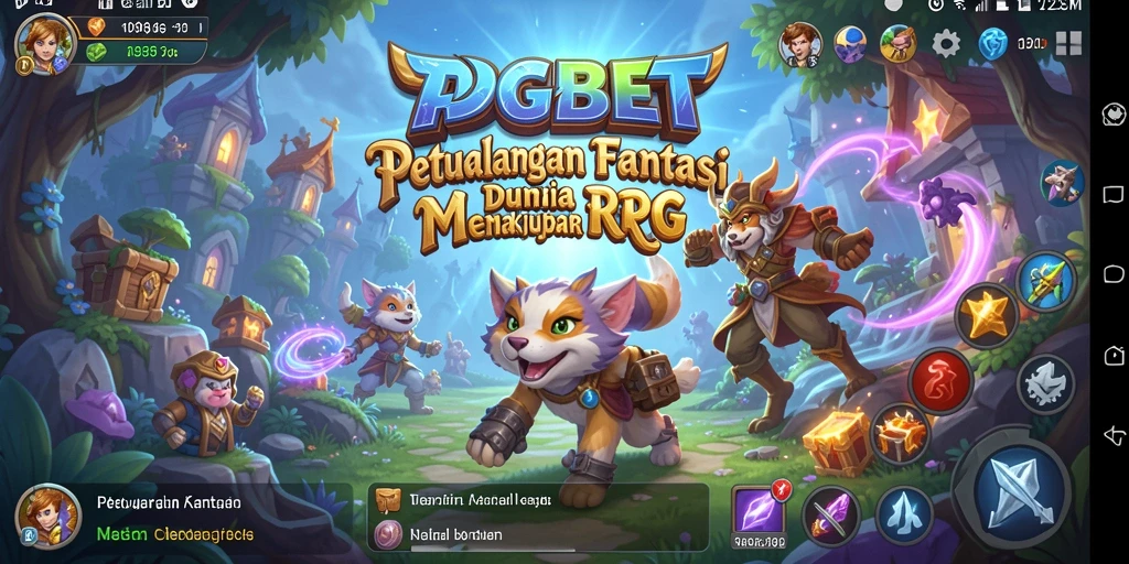 Tampilan gameplay PGBET di dunia RPG yang menakjubkan.