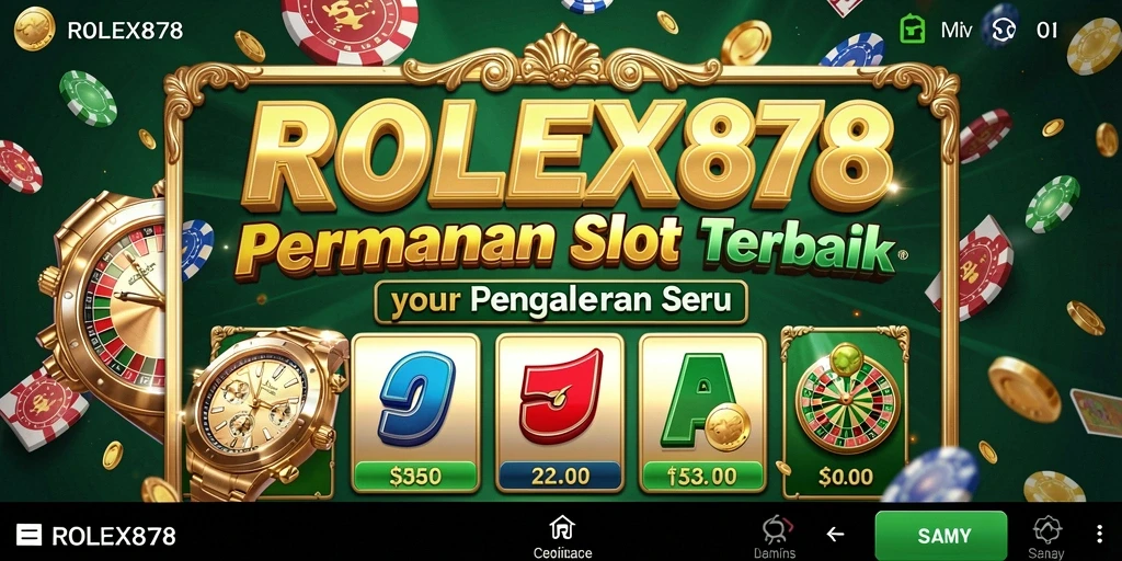 Tampilan gameplay Slot yang menarik dari ROLEX878.