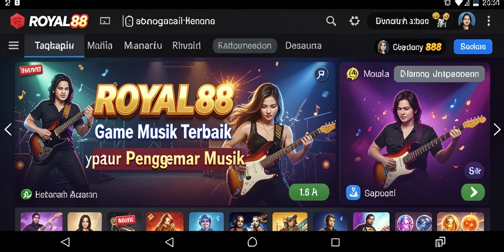 Tampilan utama gameplay <strong>ROYAL88</strong> yang seru dan interaktif.