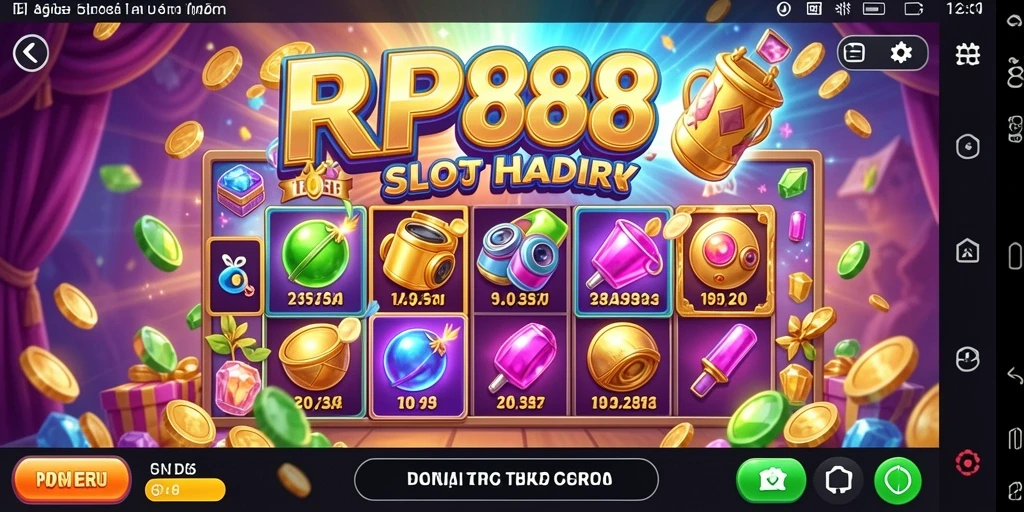 Screenshot menampilkan gameplay Slot yang mengasyikkan dan penuh warna.