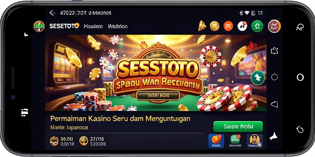 Tampilan gameplay SESETOTO yang menarik dan mendebarkan.