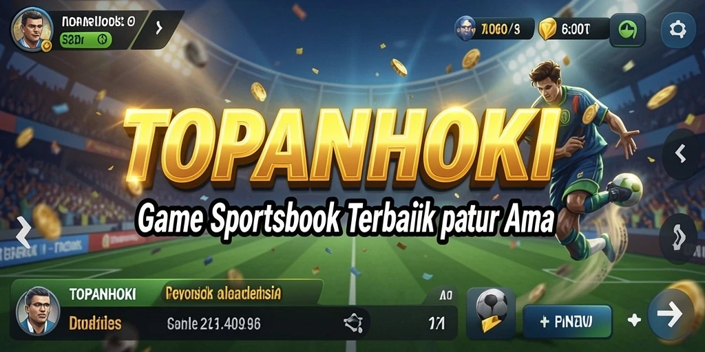 Tampilan gameplay seru dari TOPANHOKI di aplikasi Sportsbook.