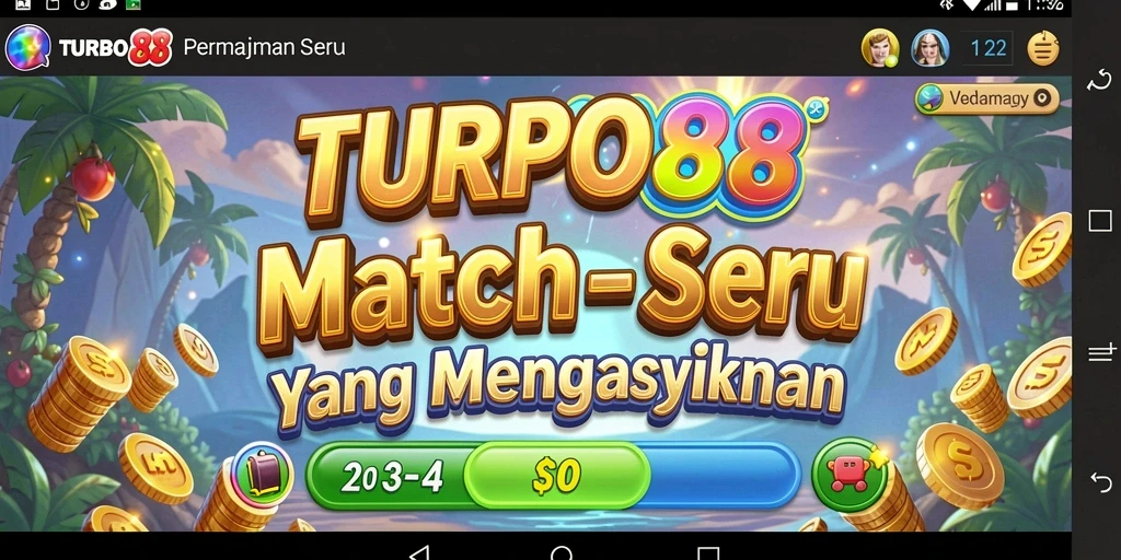 Gameplay seru TURBO88 yang menghadirkan tantangan Match-3.